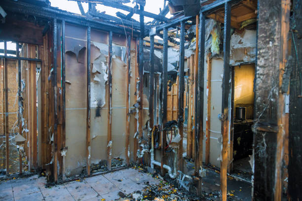 Professional Emergency Fire Cleanup technician working in Troy, PA